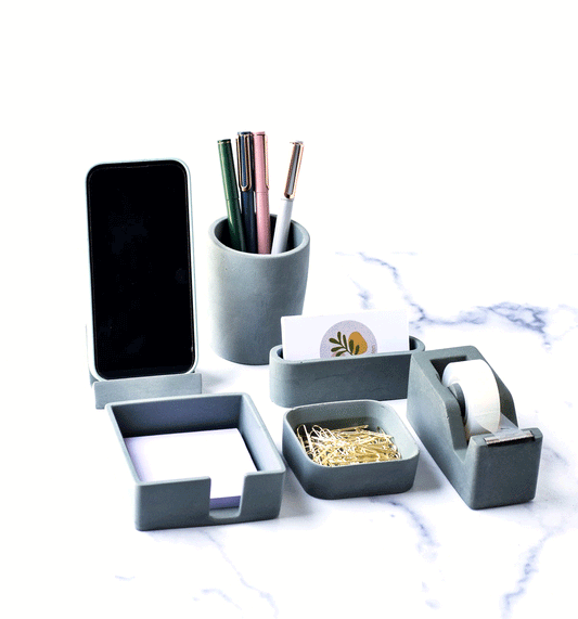 Modern Concrete Decor: 5 Ways to Transform Your Home Office