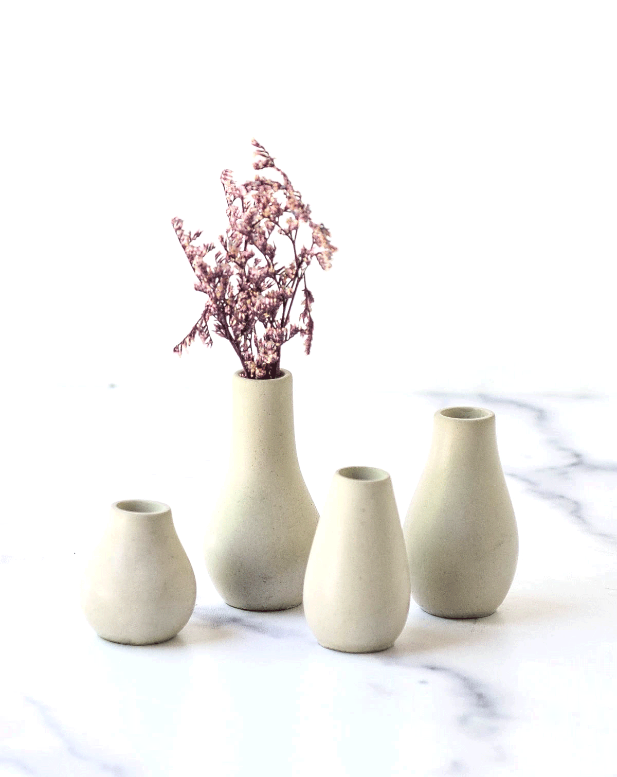 Mini Bud Vases - Set of 4