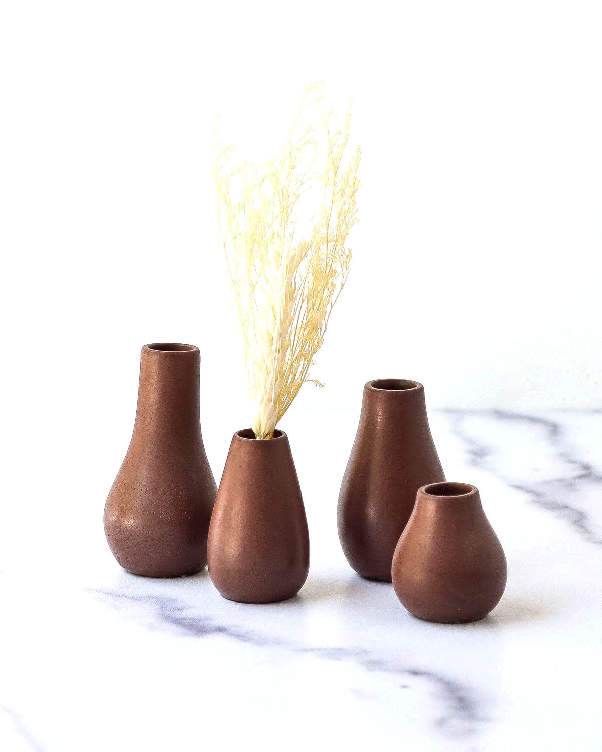 Mini Bud Vases - Set of 4