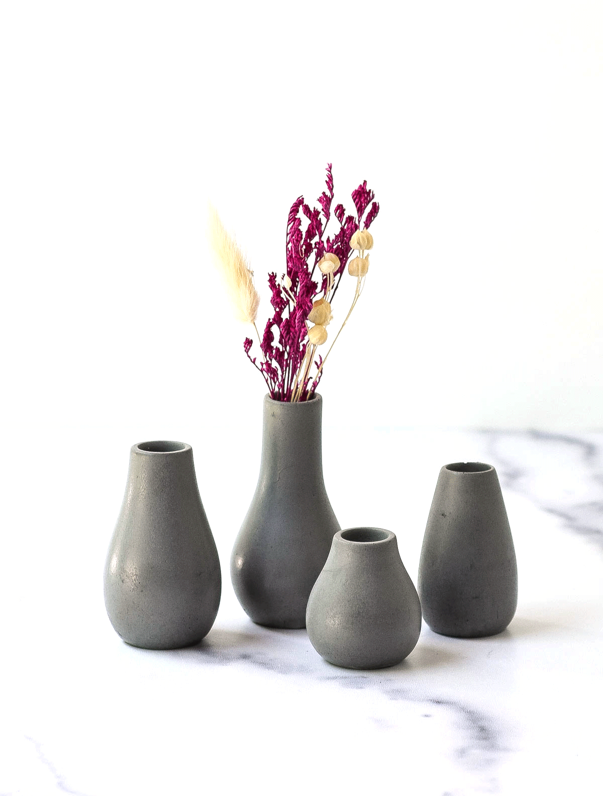 Mini Bud Vases - Set of 4