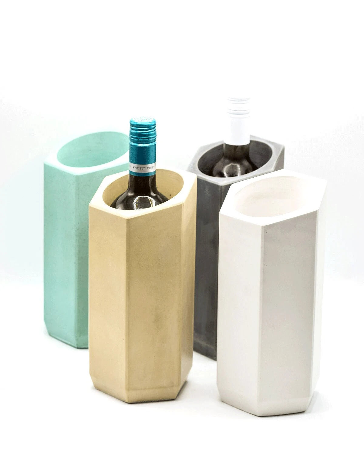 Concrete Wine Bottle Chiller