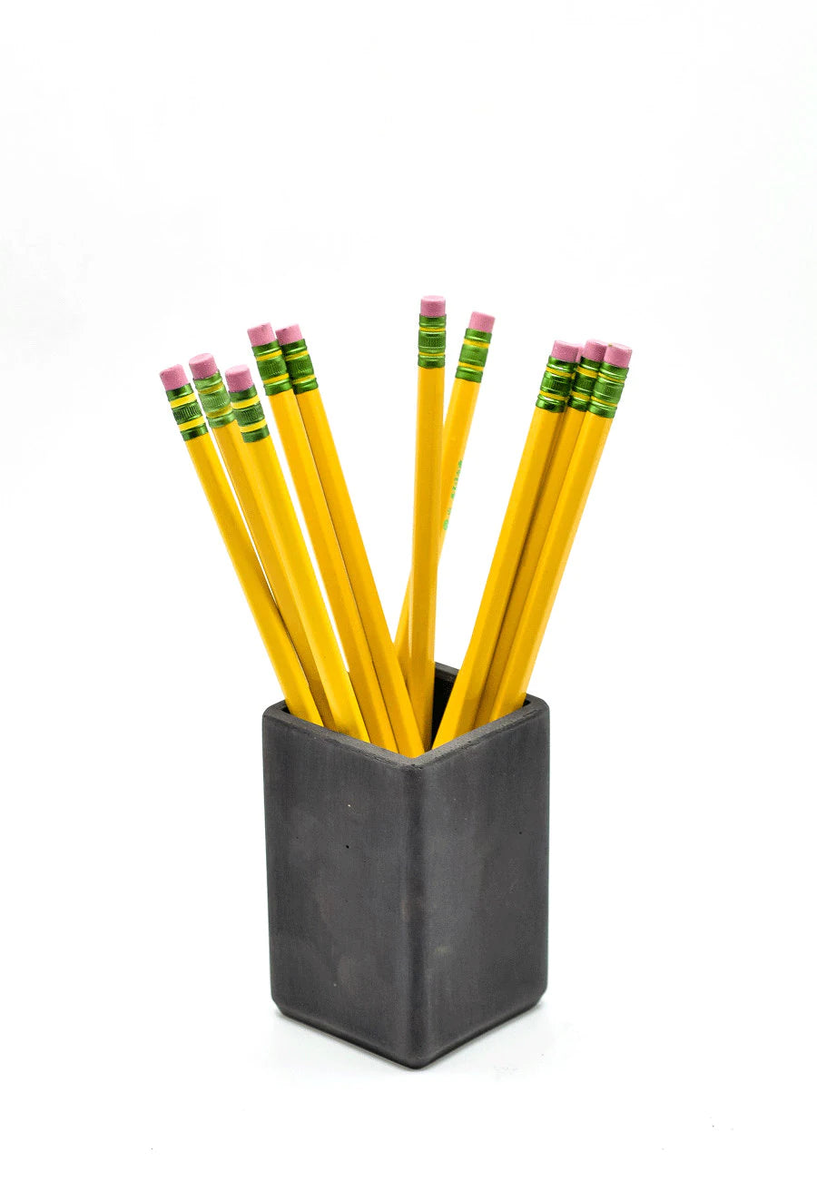 Pen Holder, Pencil Cup, Desk Accessories, Concrete, Minimalist Decor, Office Decor