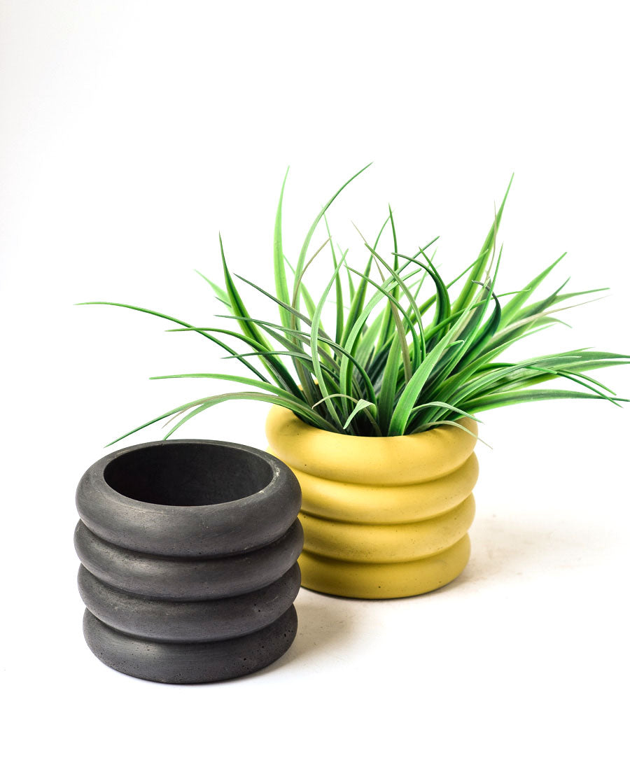 Concrete Tiered Bubble Planter