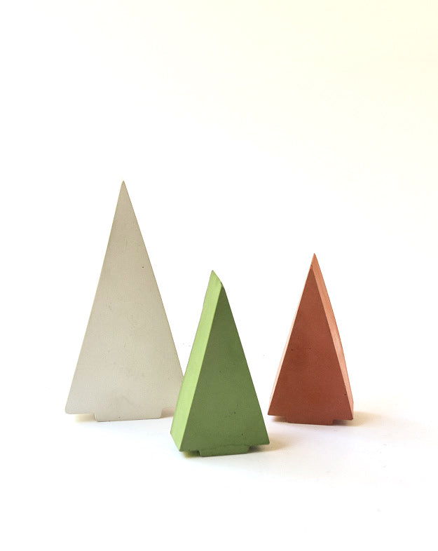 Concrete Modern Christmas Tree - Holiday Mantel Decor - Holiday Decor - Holiday Table Decor - Minimalist - Holiday Display - Christmas Tree - Farmhouse Decor