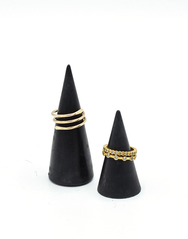 Concrete Ring Holders Set of Two