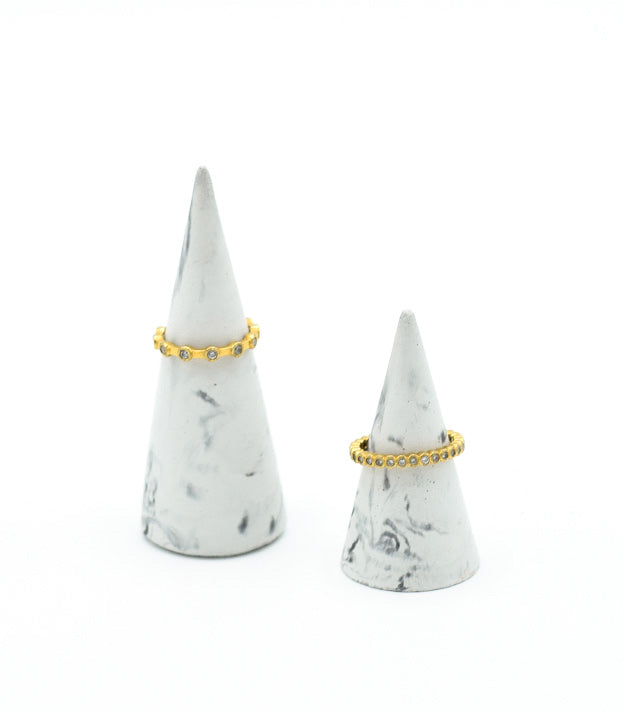 Concrete Ring Holders Set of Two