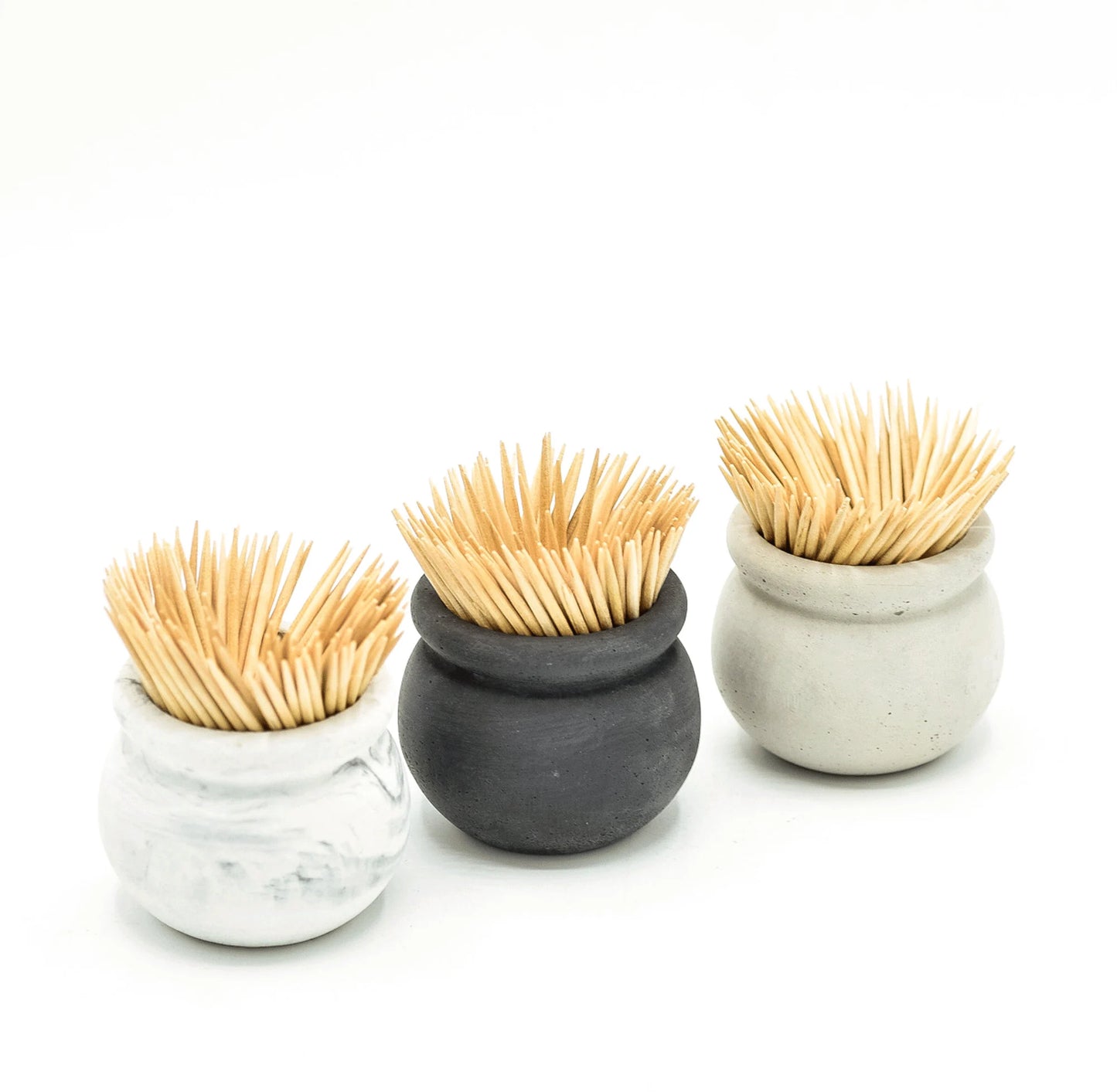 Toothpick Holder - Concrete Toothpick Holder - Kitchen Accessories - Charcuterie Board - Modern Decor - Small Container - Minimalist