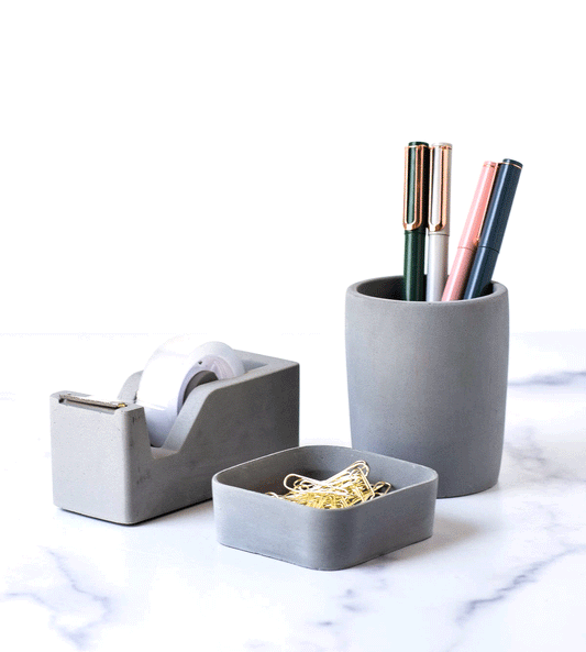 Concrete Desk Accessories for Modern Office Interiors: A Designer's Guide