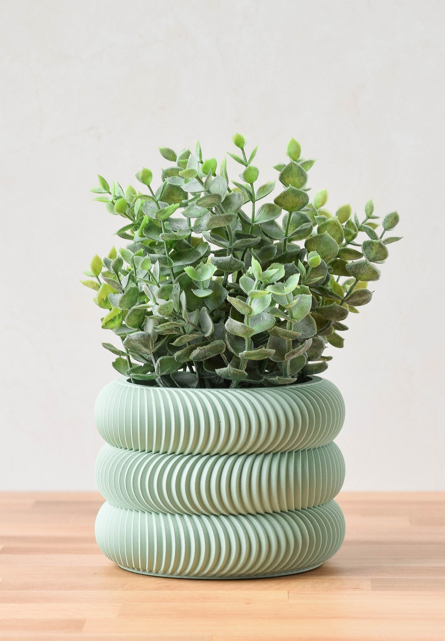 Modern Indoor Plant Pot with Drip Tray, 3d Printed Bubble Planter with Drainage