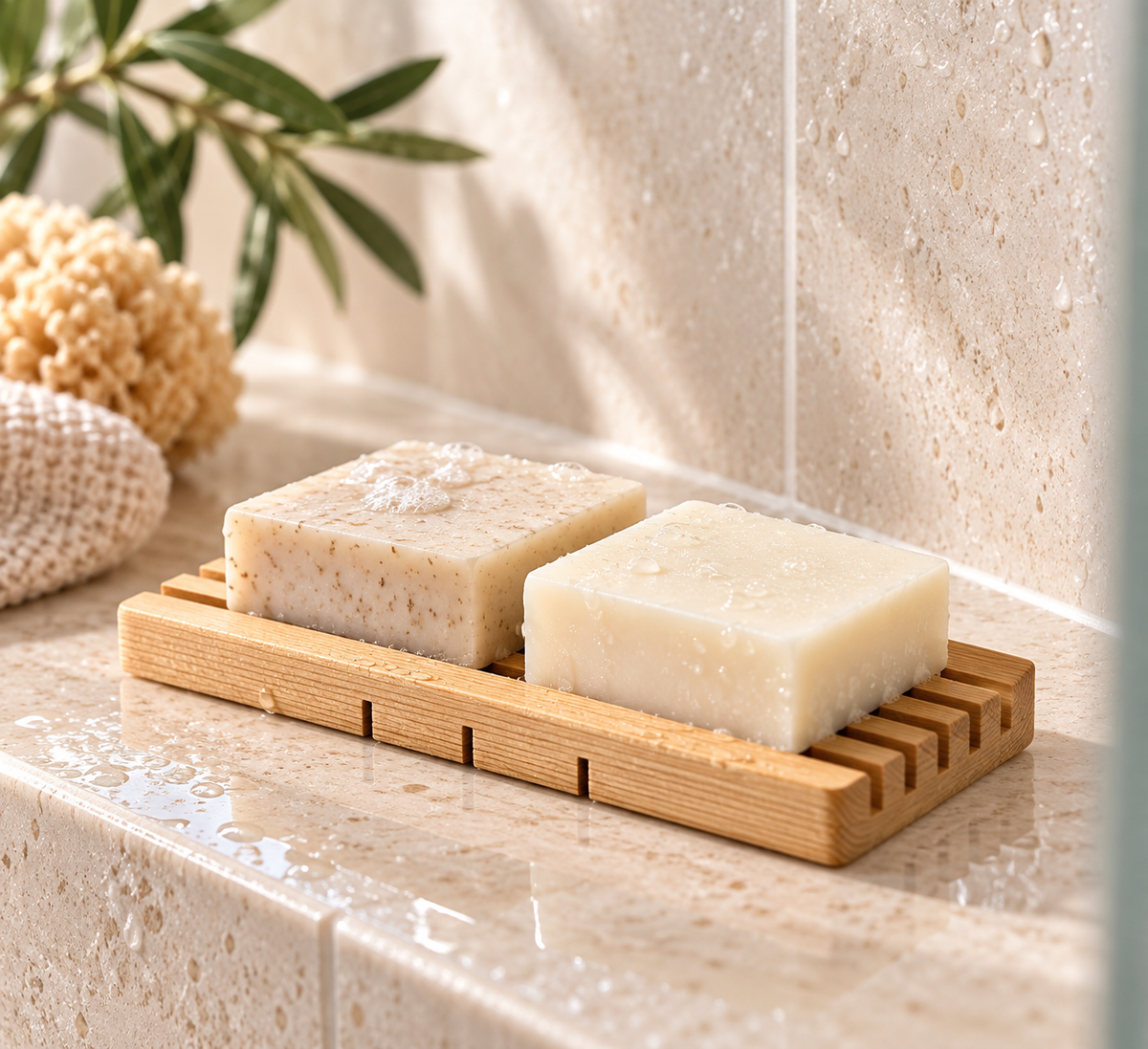 Cedar Wood Soap Dish, Extra Large and Small