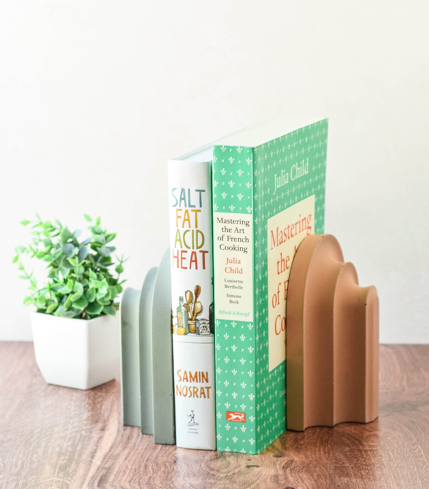 Modern Concrete Arch Bookend, Minimalist Decor