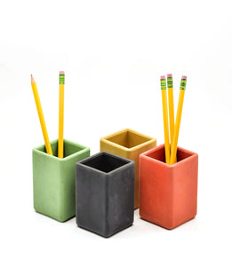 Pen Holder, Pencil Cup, Desk Accessories, Concrete, Minimalist Decor, Office Decor
