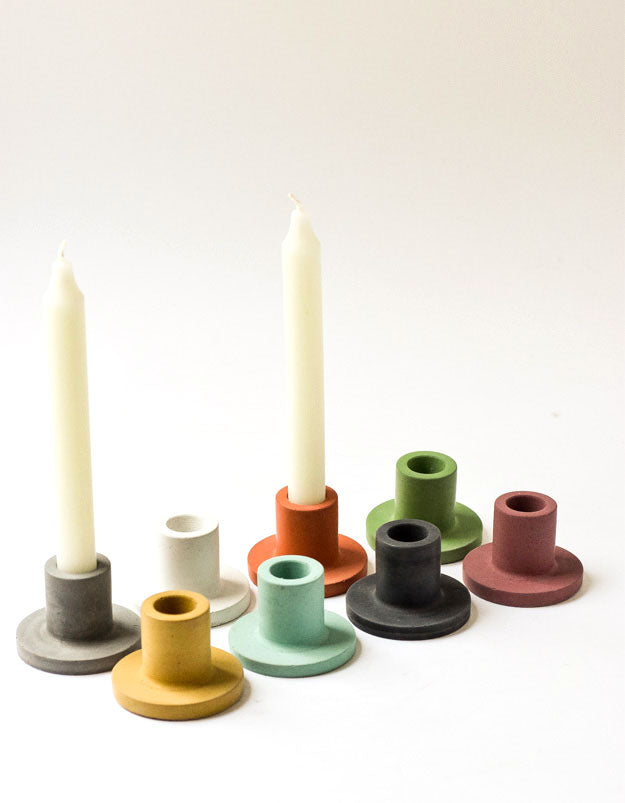 Concrete Taper Candle Holder
