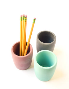 Concrete Pencil Cup for Home Office