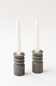 Concrete Pillar Candlestick Holder